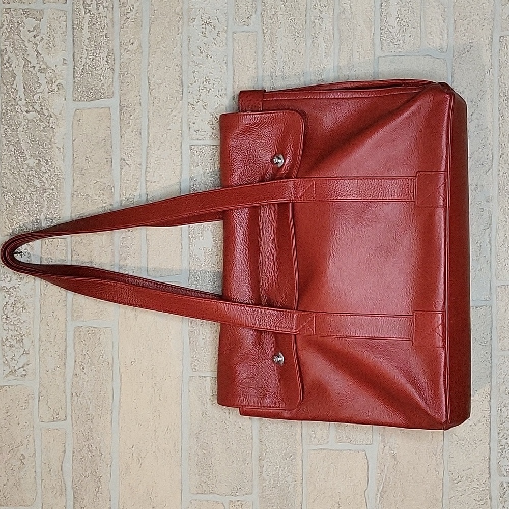 SPINNEYBECK Large Leather Laptop Work School Briefcase
